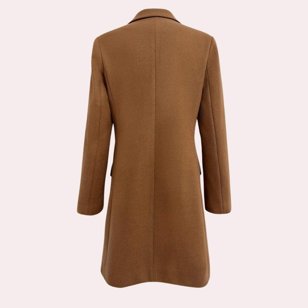 Abrigo Trenchcoat Mujer Largo Moderno Invierno