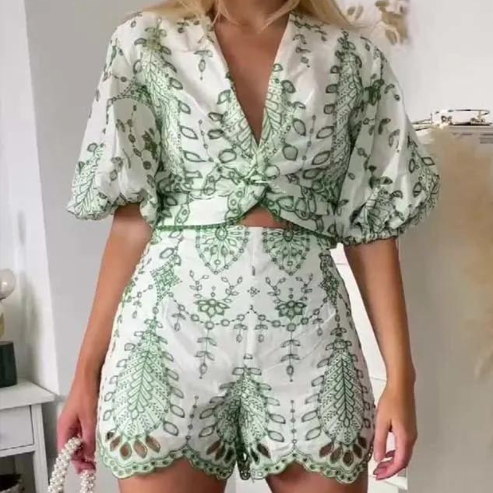 Conjunto Mujer de Dos Piezas Elegante