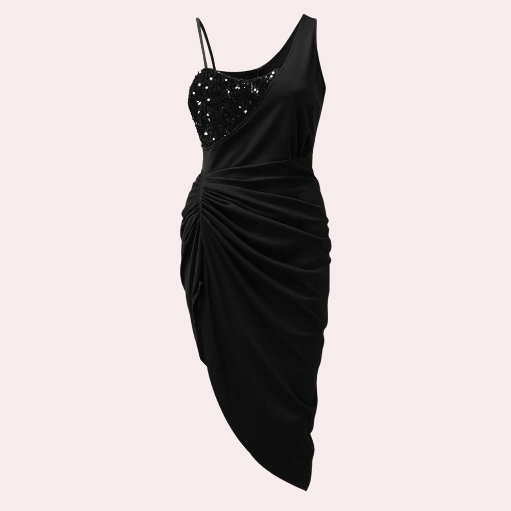 Vestido de noche mujer elegante ajuste clásico