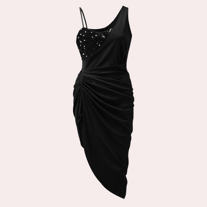 Vestido de noche mujer elegante ajuste clásico