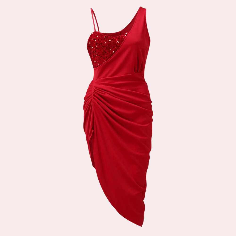 Vestido de noche mujer elegante ajuste clásico