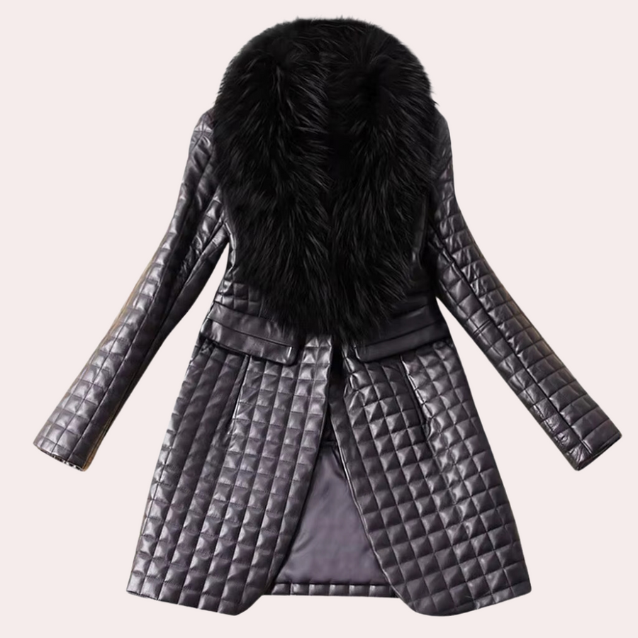 Abrigo Mujer Estilo Clásico Ajuste Regular