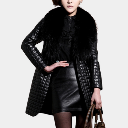Abrigo Mujer Estilo Clásico Ajuste Regular