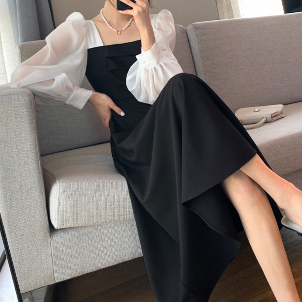 Vestido Mujer Moderno Ajuste Elegante