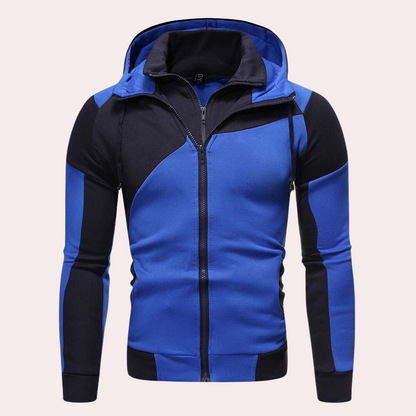 Sudadera Hombre con Cremallera y Capucha Versátil