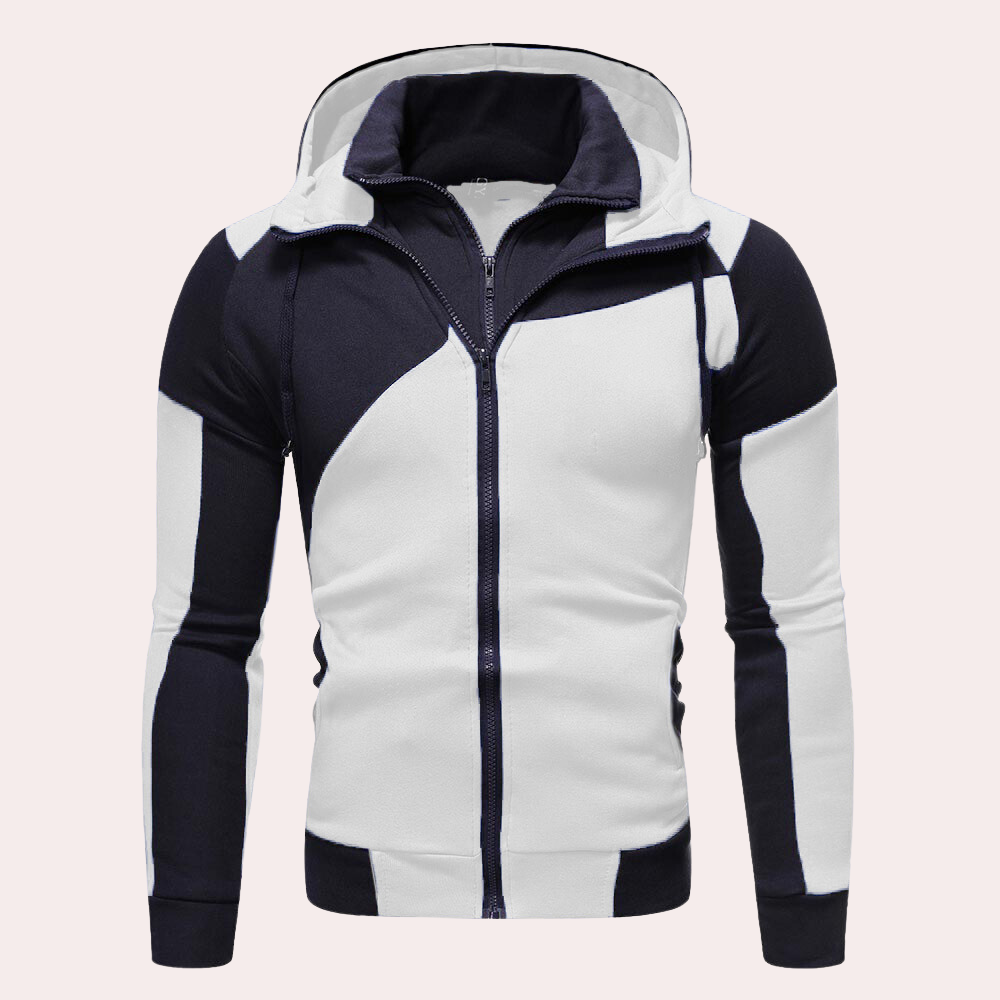 Sudadera Hombre con Cremallera y Capucha Versátil