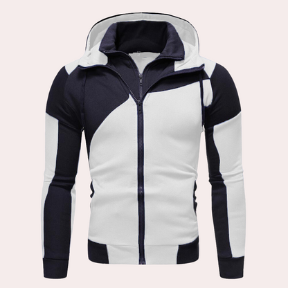 Sudadera Hombre con Cremallera y Capucha Versátil