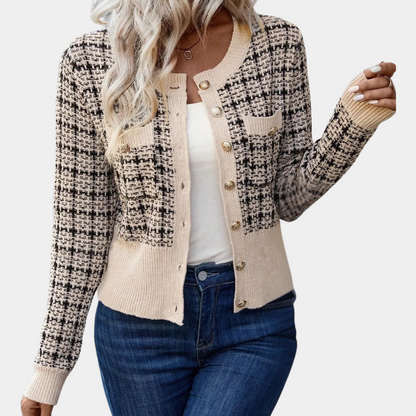Cárdigan Mujer de Punto Suave Ajuste Elegante