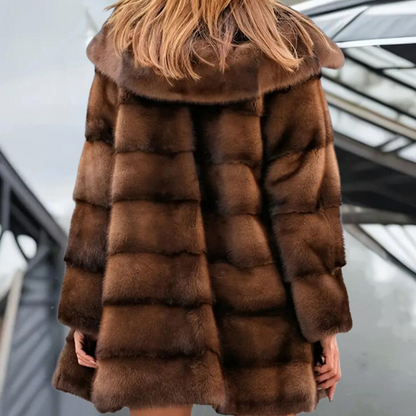 Chaqueta Mujer con Capucha Estilo Moderno