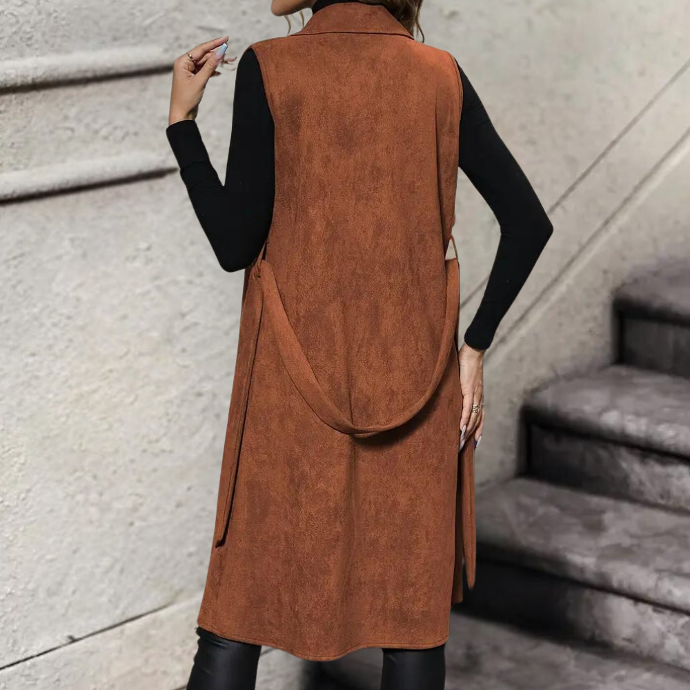 Chaleco Mujer sin Mangas Elegante Ajustado