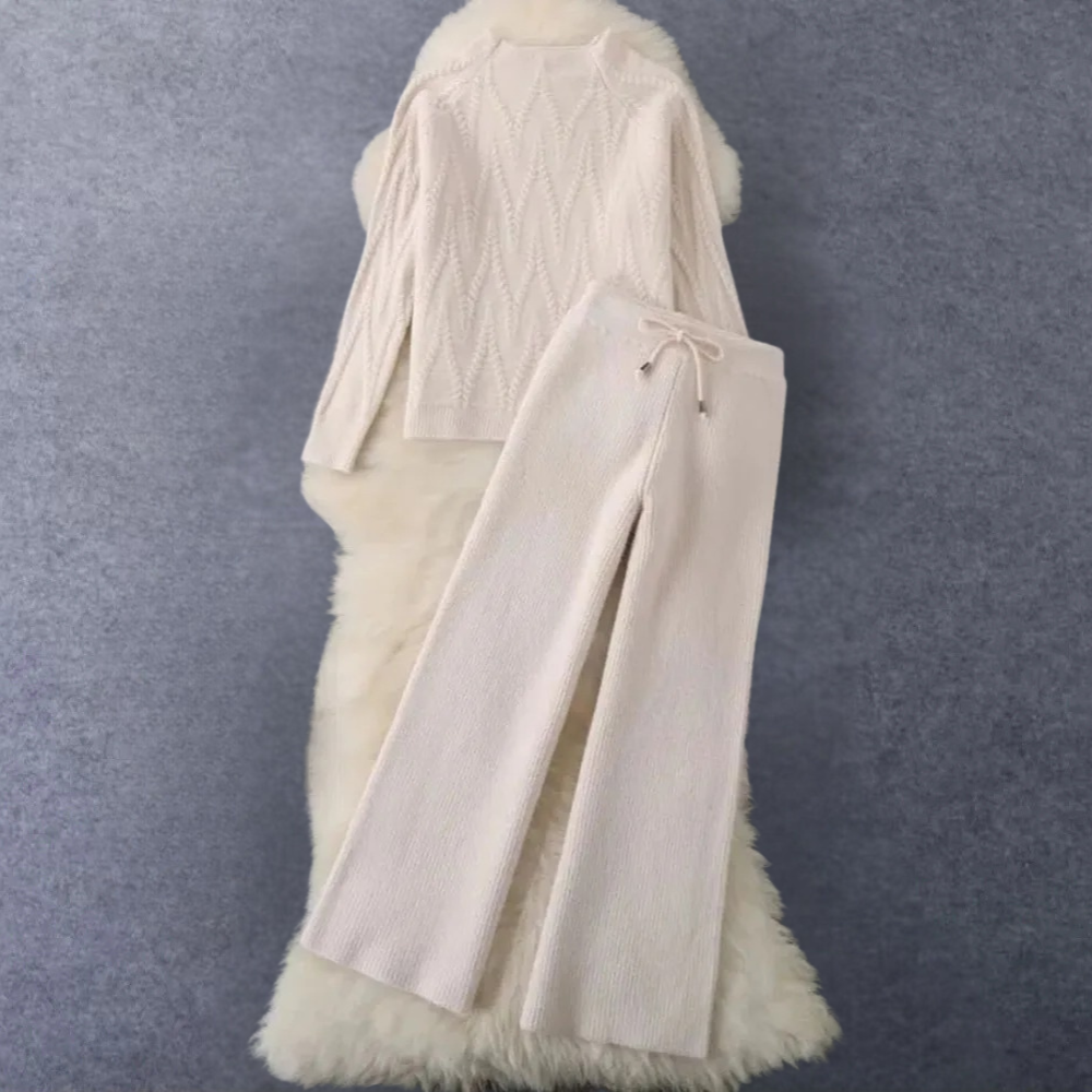 Conjunto Mujer de Púas Elegante Dos Piezas