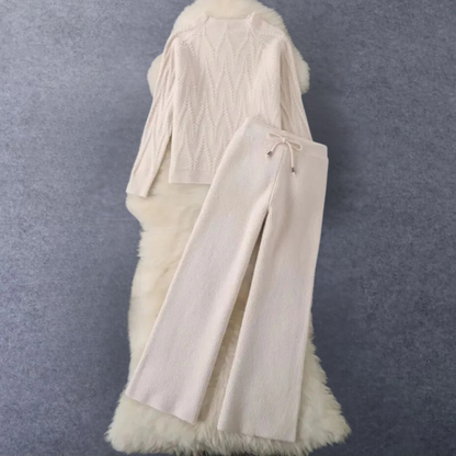 Conjunto Mujer de Púas Elegante Dos Piezas
