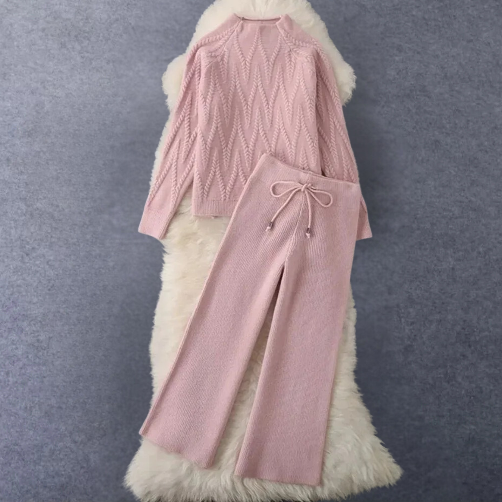 Conjunto Mujer de Púas Elegante Dos Piezas