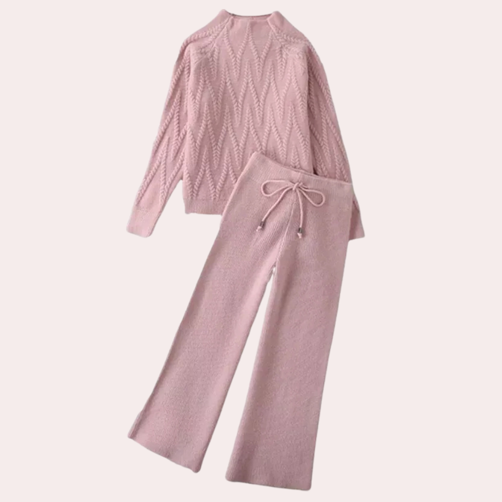 Conjunto Mujer de Púas Elegante Dos Piezas