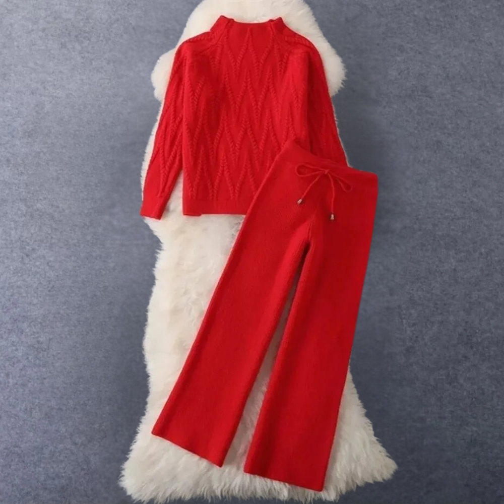 Conjunto Mujer de Púas Elegante Dos Piezas