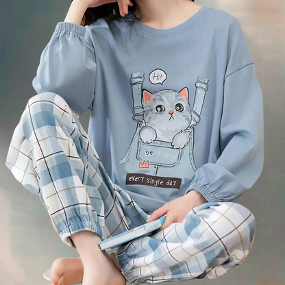 Conjunto Loungewear Mujer Comodo Algodón Suave - Mavetta
