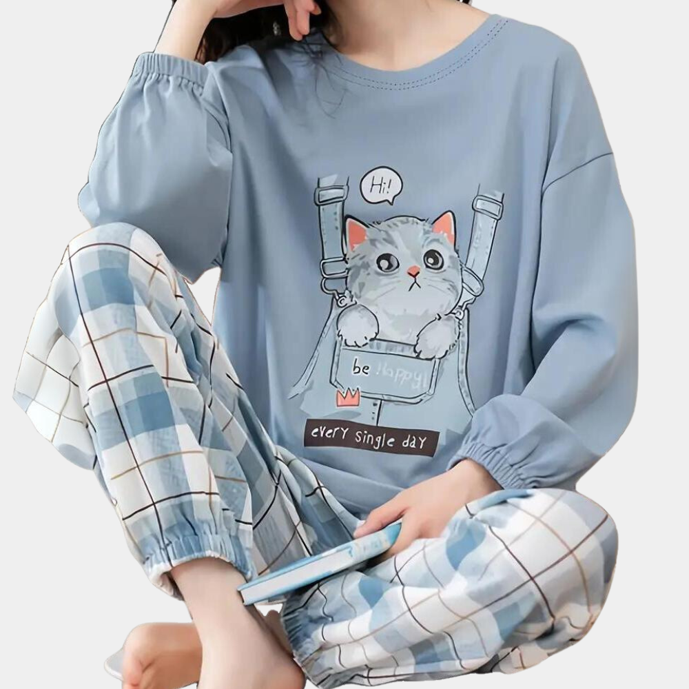 Conjunto Loungewear Mujer Comodo Algodón Suave