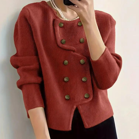 Cárdigan Mujer de Punto Suave Corte Largo - Mavetta