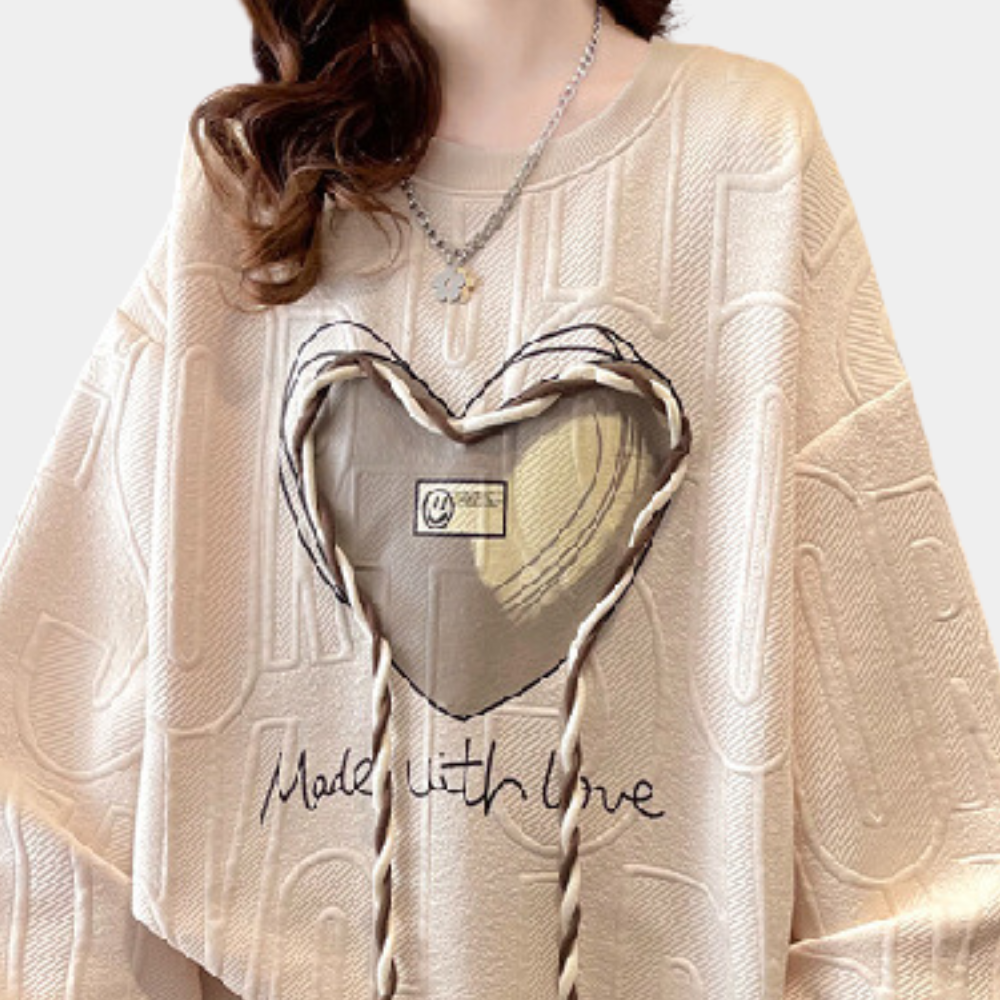 Jersey Mujer de Punto Texturizado Ajuste Regular