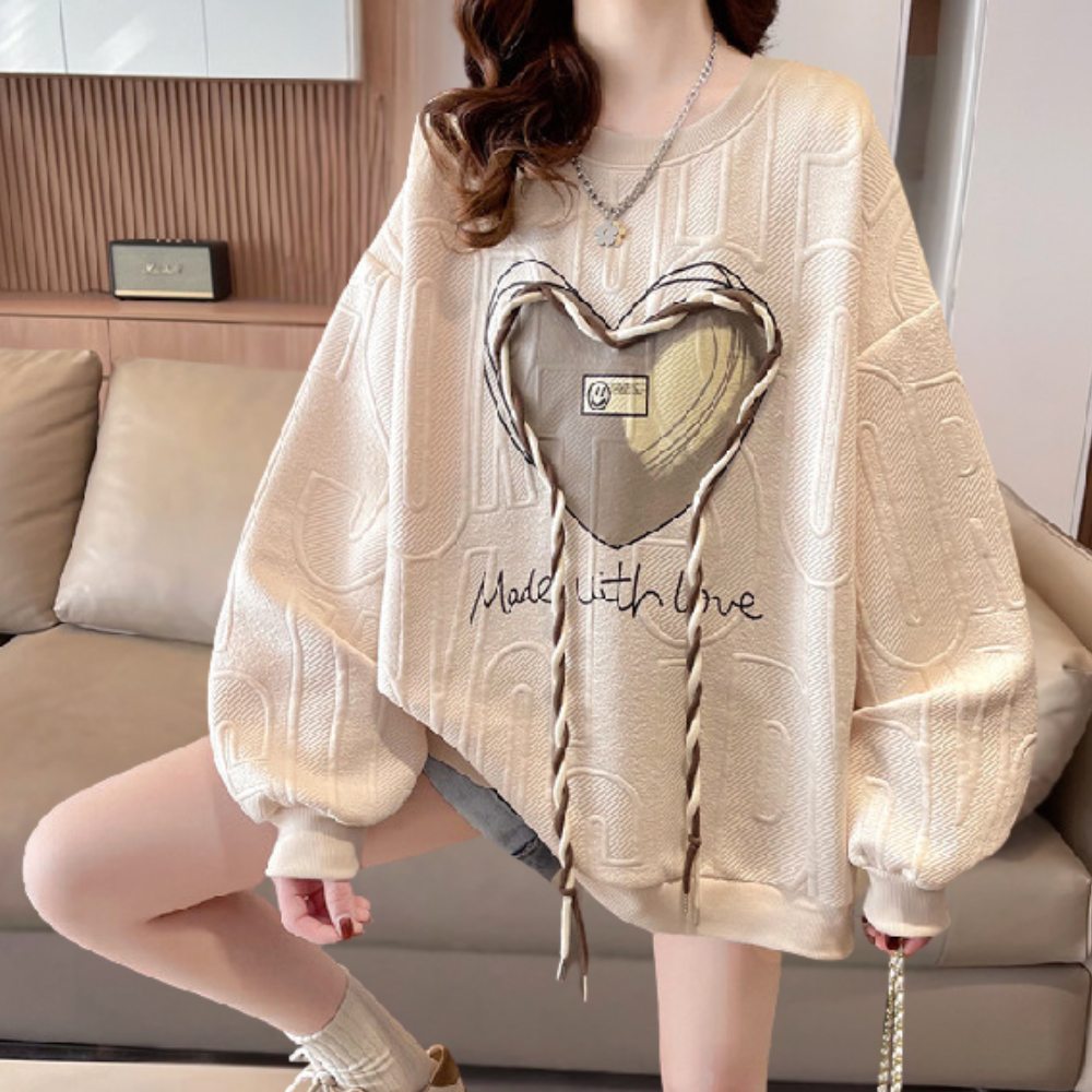 Jersey Mujer de Punto Texturizado Ajuste Regular