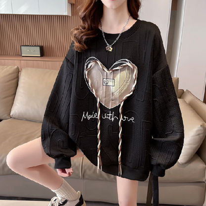 Jersey Mujer de Punto Texturizado Ajuste Regular