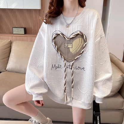 Jersey Mujer de Punto Texturizado Ajuste Regular
