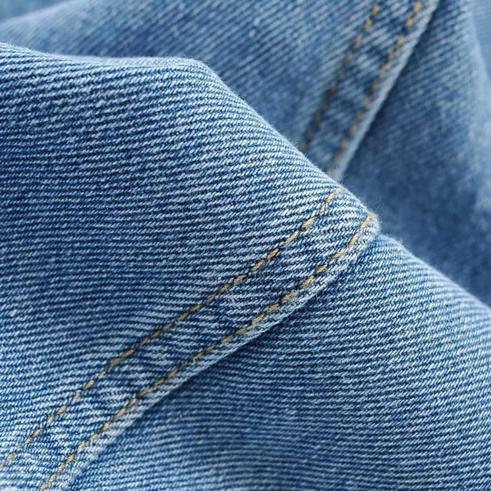 Pantalones Cargo Mujer de Mezclilla Corte Recto