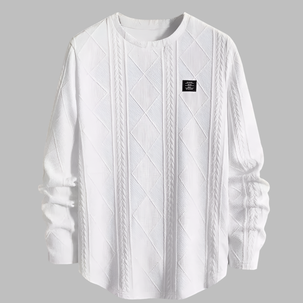 Camisa Hombre de Algodón Manga Larga Ajuste Clásico