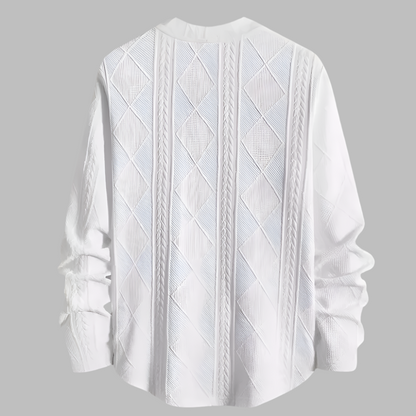 Camisa Hombre de Algodón Manga Larga Ajuste Clásico