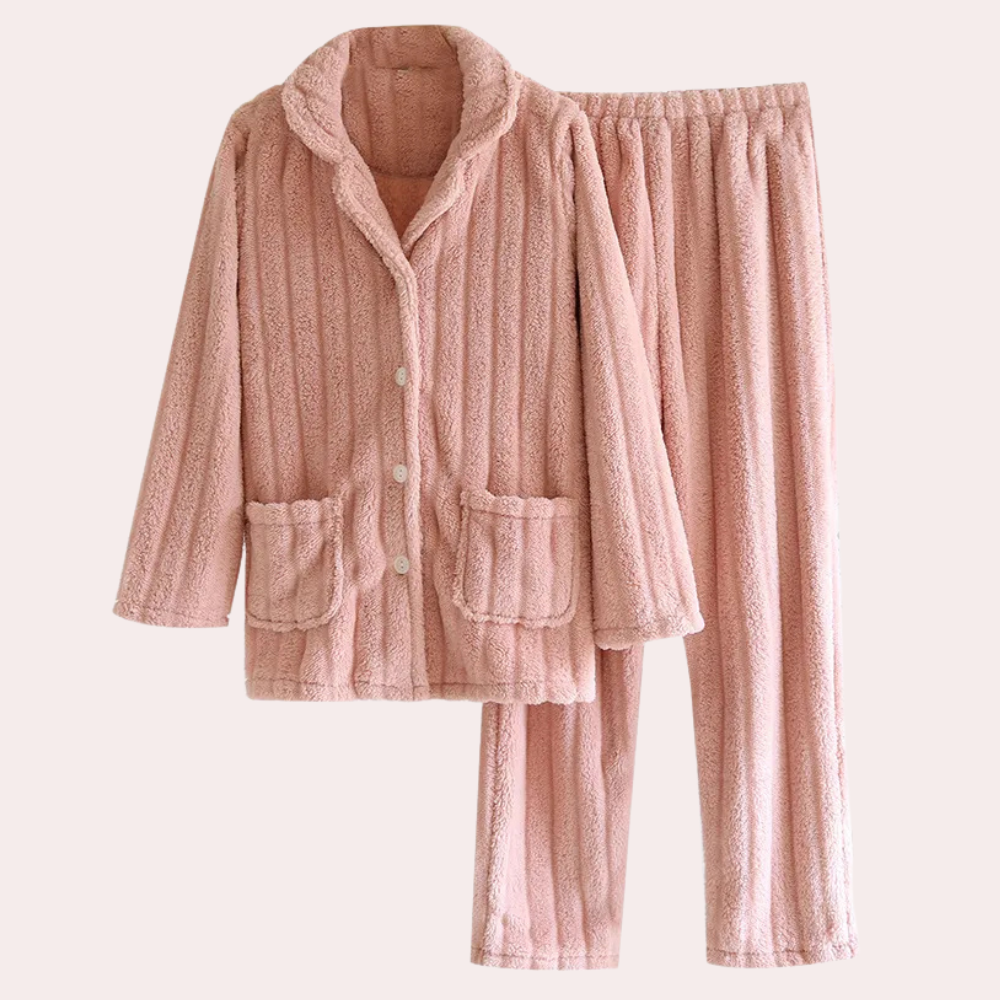 Pijama Mujer de Felpa Suave y Cómodo