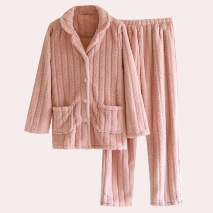 Pijama Mujer de Felpa Suave y Cómodo