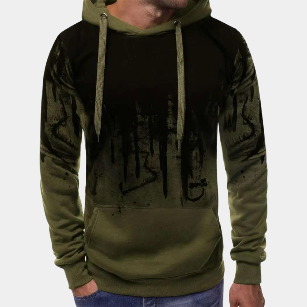 Sudadera Hombre con Capucha Estilo Casual