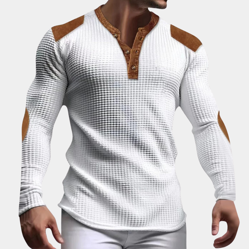 Jersey hombre casual de punto ligero