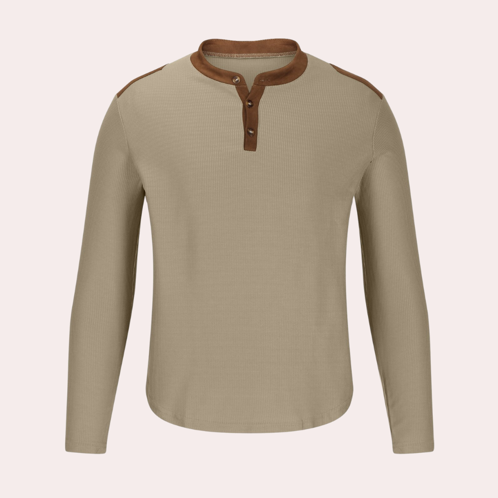 Jersey hombre casual de punto ligero