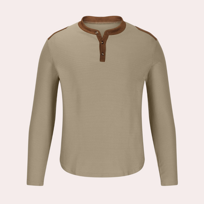 Jersey hombre casual de punto ligero