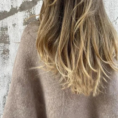Cárdigan Mujer Oversize Suave Ajuste Amplio