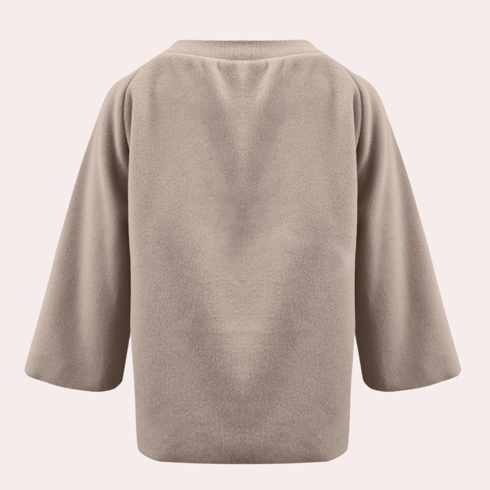 Cárdigan Mujer Oversize Suave Ajuste Amplio