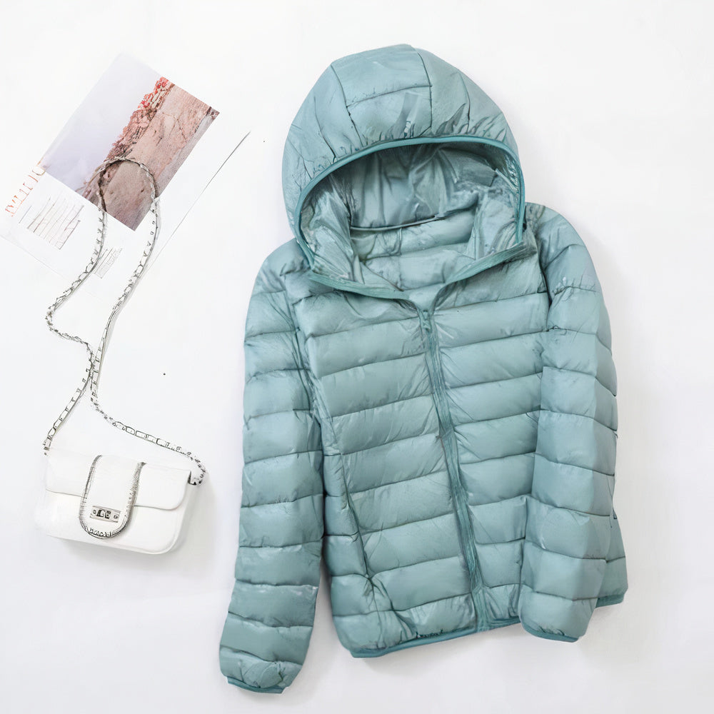 Abrigo Mujer Invierno con Capucha Ajuste Elegante
