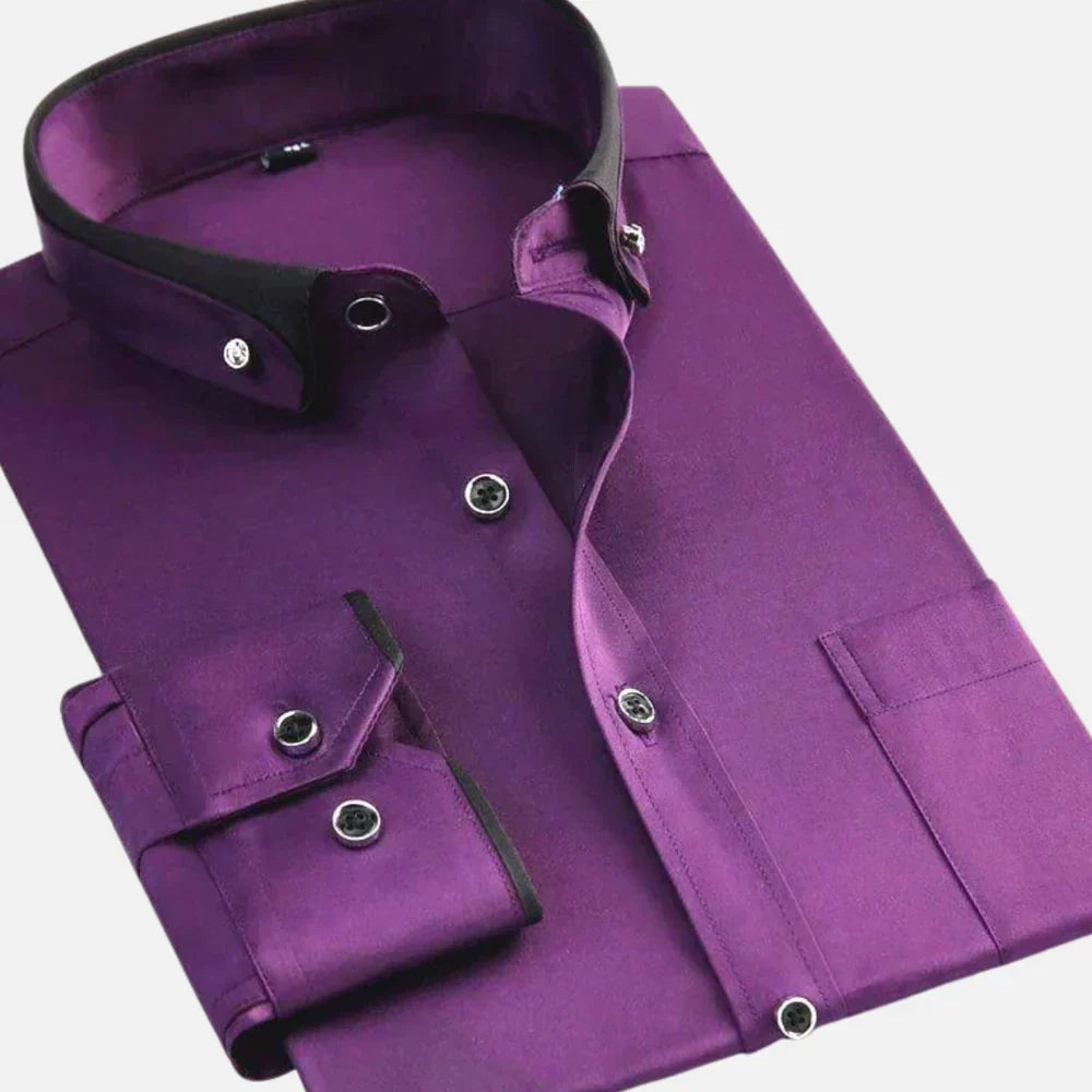 Camisa Hombre Algodón Versátil Corte Clásico