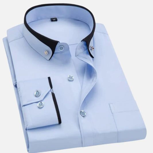 Camisa Hombre Algodón Versátil Corte Clásico - Mavetta