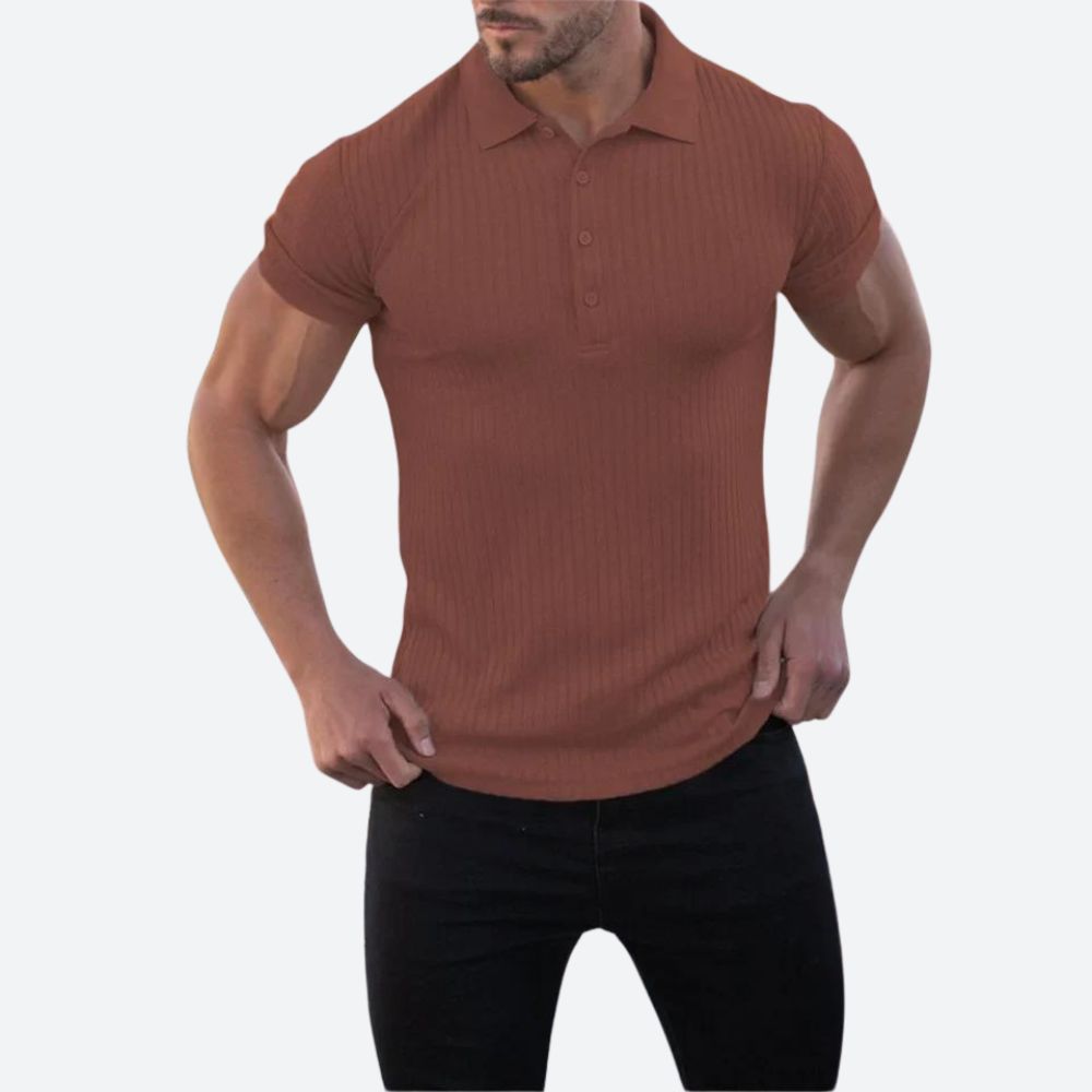 Polo Hombre Algodón Ajuste Clásico Cuello Polo