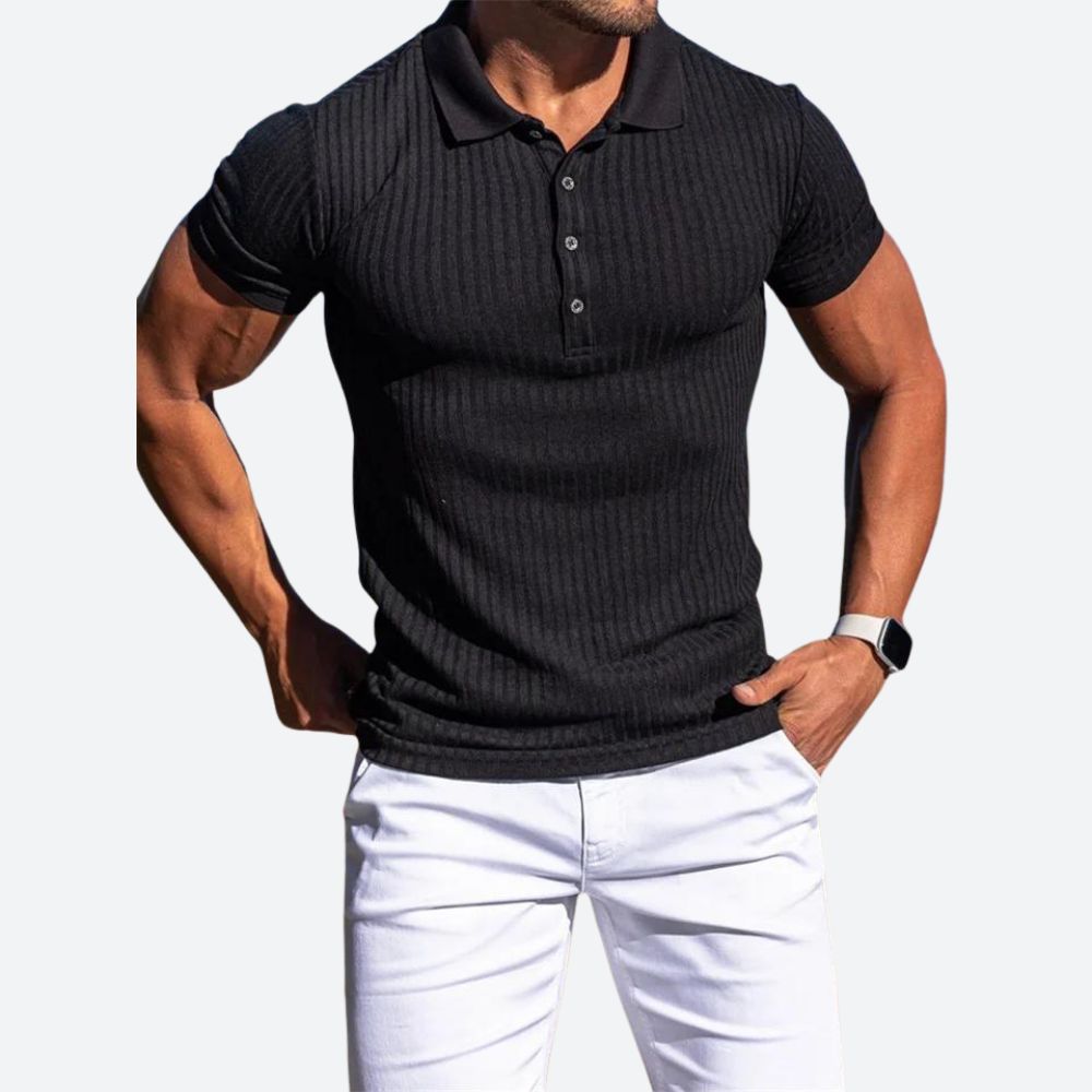 Polo Hombre Algodón Ajuste Clásico Cuello Polo