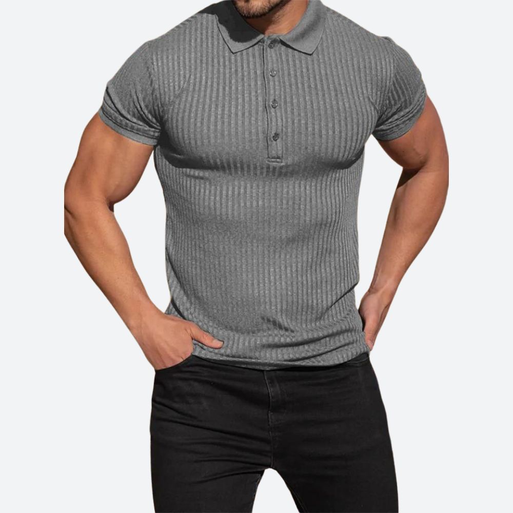 Polo Hombre Algodón Ajuste Clásico Cuello Polo