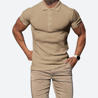 Polo Hombre Algodón Ajuste Clásico Cuello Polo