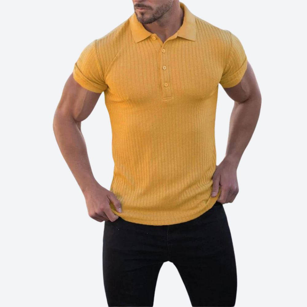 Polo Hombre Algodón Ajuste Clásico Cuello Polo