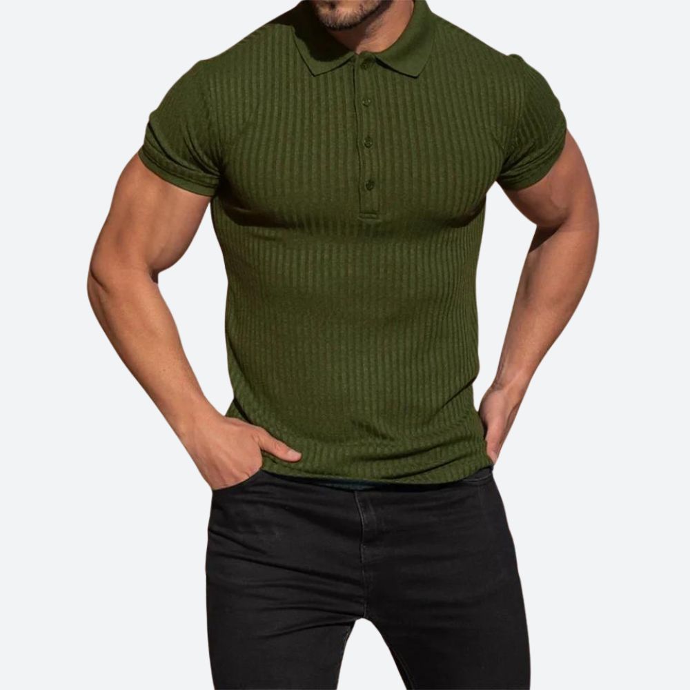 Polo Hombre Algodón Ajuste Clásico Cuello Polo