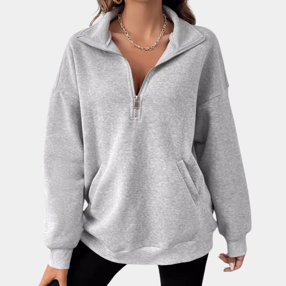 Jersey Mujer Polar con Cremallera Ajuste Regular - Mavetta