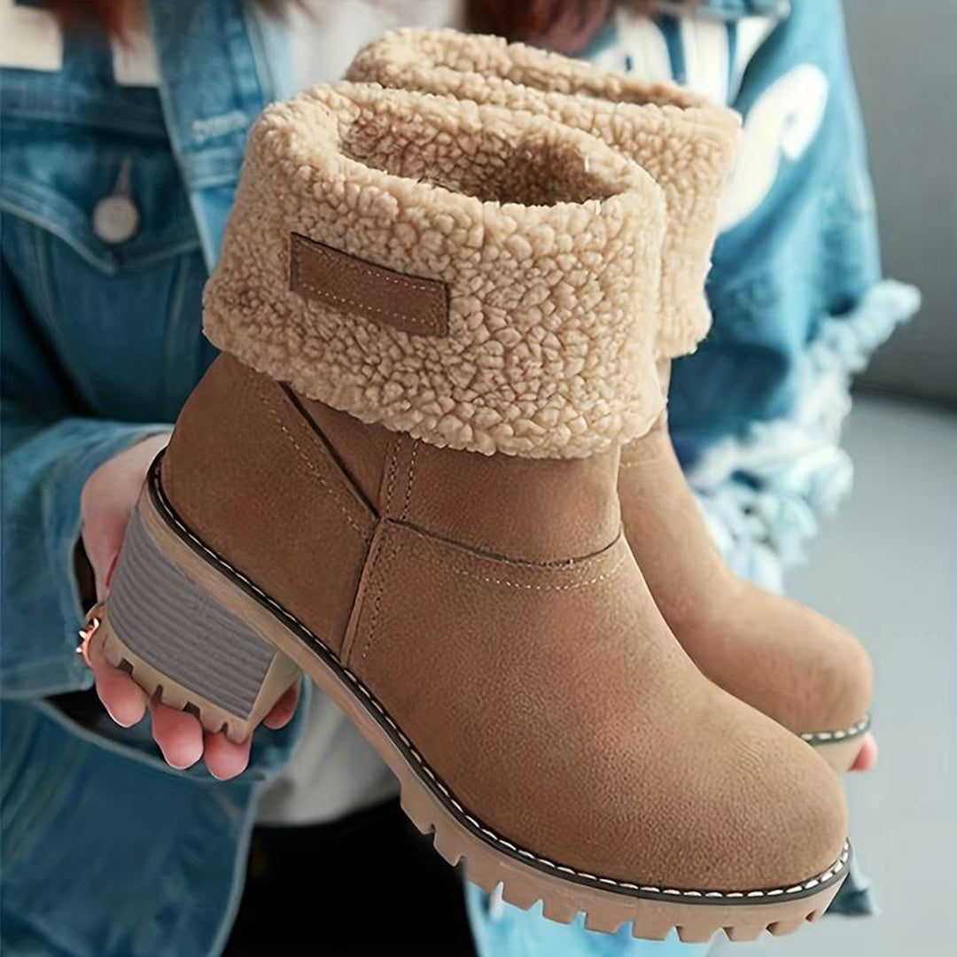 Botas Mujer Invierno Tacón Alto Aislantes Calidas