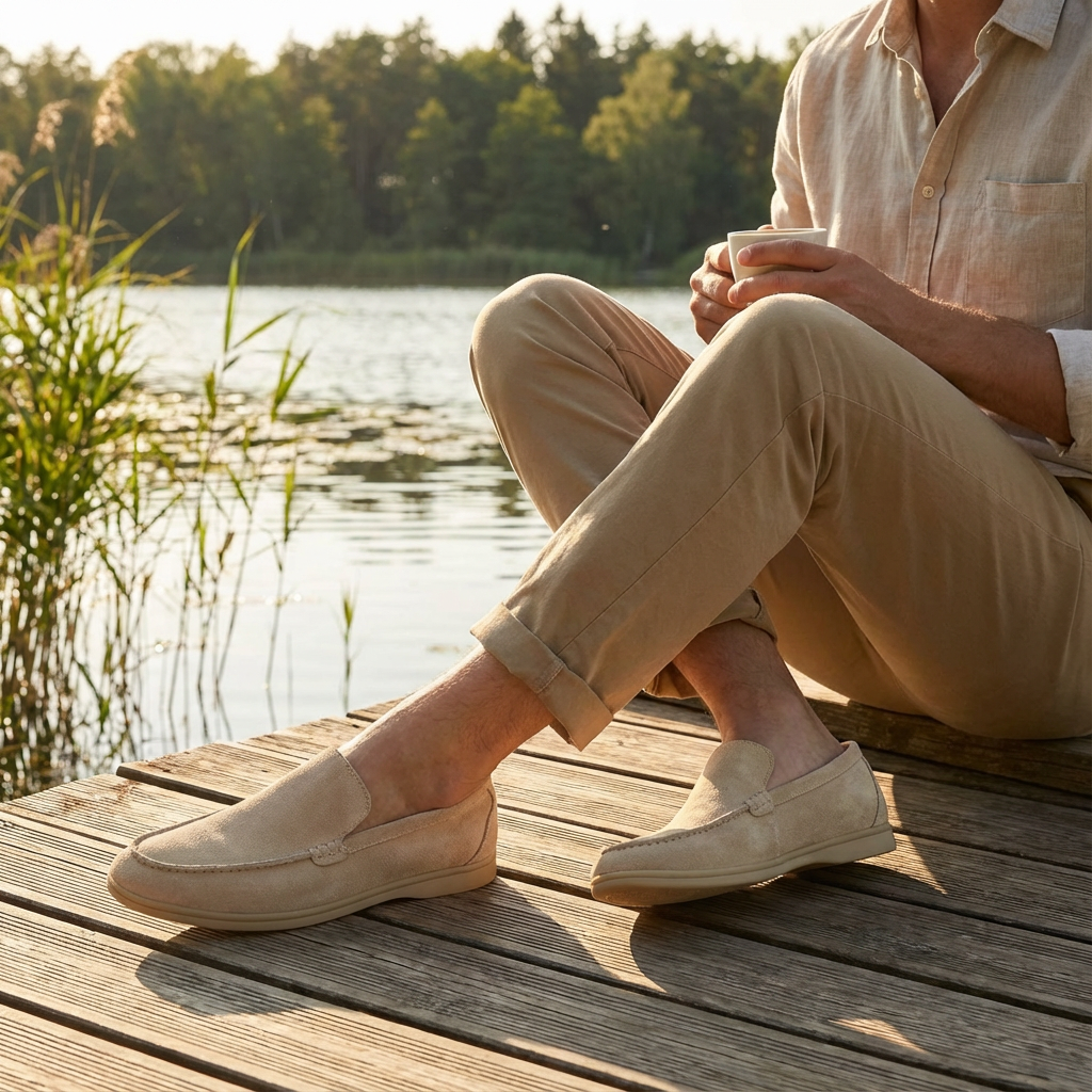 Mocasines Hombre Sin Cordones Estilo Casual