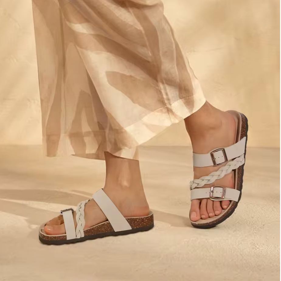 Sandalias Mujer de Corcho Comodas Ajuste Seguro